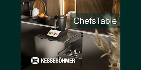 ChefsTable — революционный поворотный стол для современной кухни Kessebohmer в Сургуте