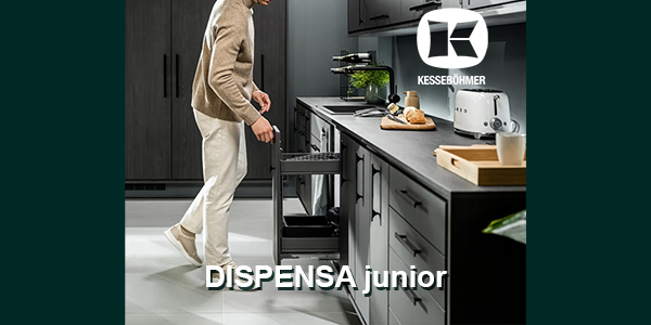 Как решить проблему нехватки места на кухне - поможет DISPENSA junior slim от Kesseböhmer Kessebohmer в Сургуте