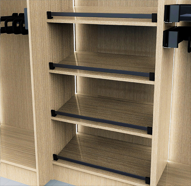 Бортик для обуви ограничительный 582 мм Конеро Kessebohmer | официальный магазин