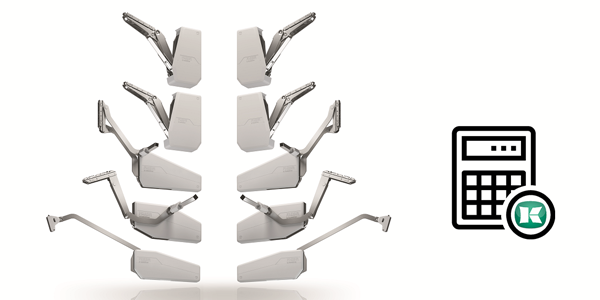 Калькулятор подбора подъемных механизмов Kesseböhmer усовершенствован Kessebohmer в Сургуте