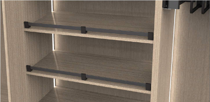 Бортик для обуви ограничительный 1114 мм Конеро Kessebohmer | официальный магазин