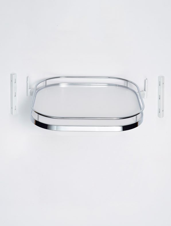 Комплект 1 полка, ТорнМоушн 600 мм, Арена КЛАССИК, цвет ХРОМ Kessebohmer | официальный магазин