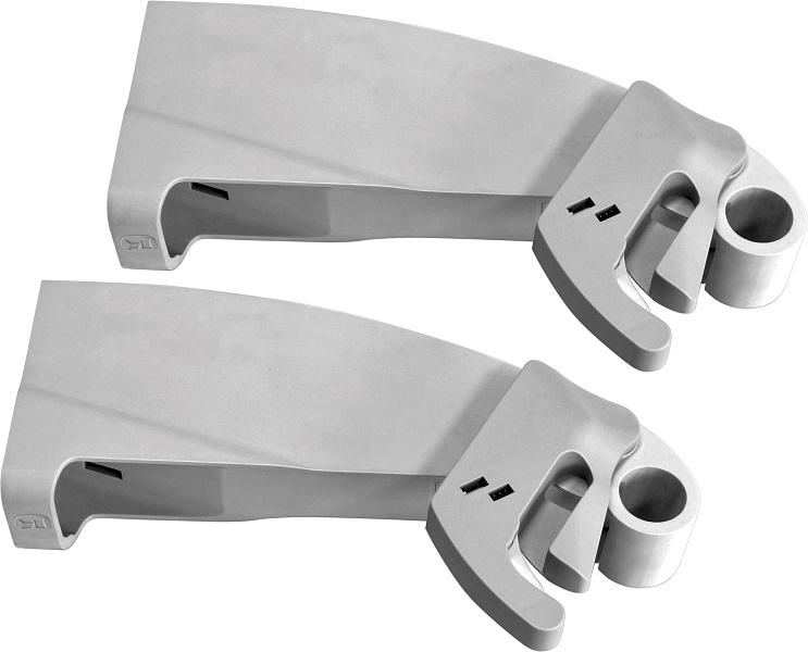 Амортизатор полки левый 1 уп (2 шт), Леманс, цвет СЕРЫЙ Kessebohmer | официальный магазин