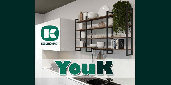 Стеллажное хранение с системой YouK Kessebohmer в Сургуте