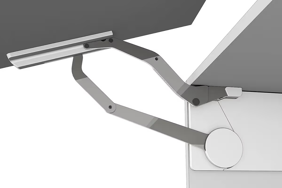 Подъемный механизм FREE SLIM никель, крышка белая Kessebohmer | официальный магазин