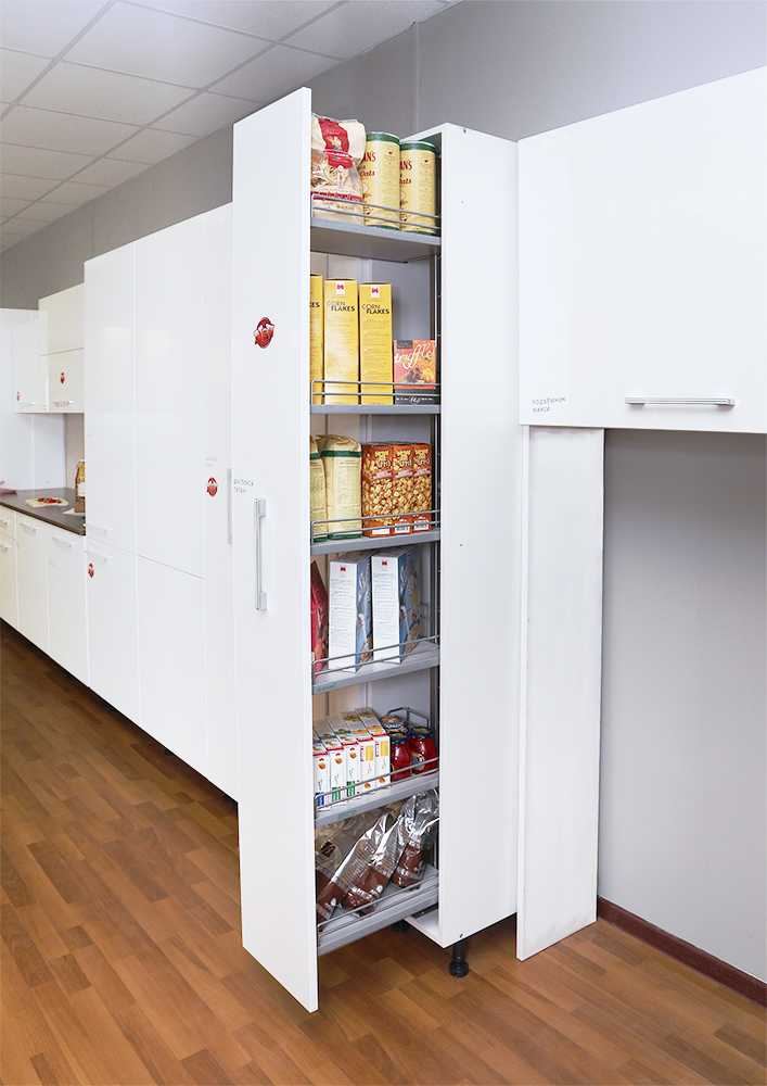 КОМПЛЕКТ ЧВ, Диспенса 90° 400 мм, H 1900-2300, Арена КЛАССИК, 6 полок, цвет ТИТАН Kessebohmer | официальный магазин