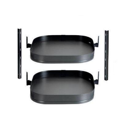 Комплект 2 полки, ТорнМоушн 600 мм, Арена ПЬЮР, цвет АНТРАЦИТ Kessebohmer | официальный магазин