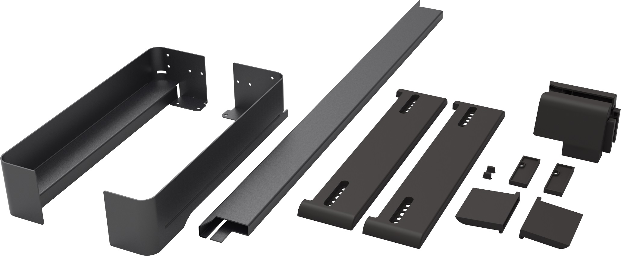 Рама-держатель выдвижная 320 мм Конеро W 660-720 мм D 345 мм со штангой без вешалок цвет ЧЕРНЫЙ Kessebohmer | официальный магазин