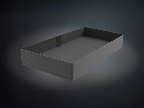 Полка 1 шт, Комфорт II 400 мм, Арена ПЬЮР, 295x480x76 мм, цвет АНТРАЦИТ Kessebohmer | официальный магазин